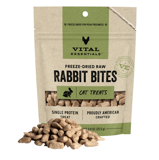 Vital Essentials Cat Freeze-Dried Rabbit Bites 0.9oz