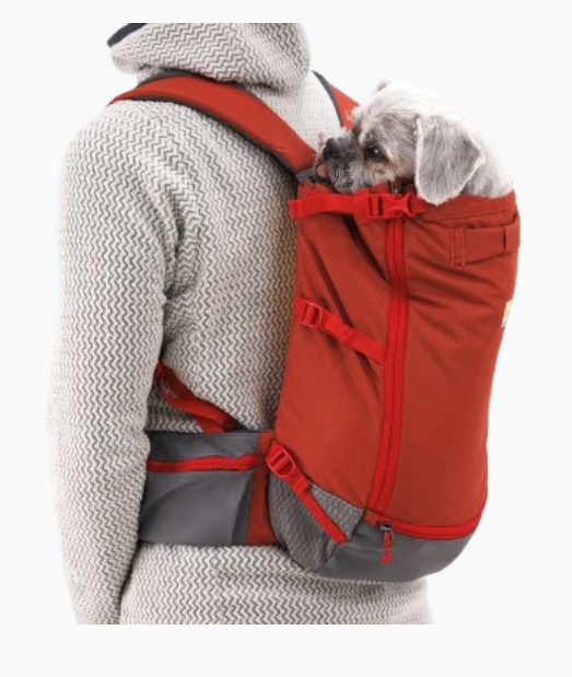 Load image into Gallery viewer, Ruffwear Hitch Hiker Dog Backpack Carrier Red Clay
