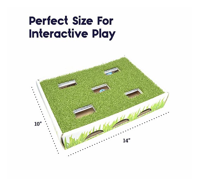 Load image into Gallery viewer, Petstages Cat Grass Patch Hunting Box
