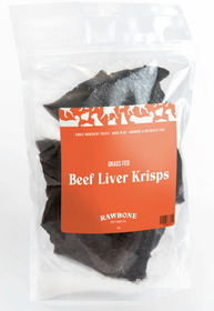 Rawbone Pet Food Co Beef Liver Crisps 100g