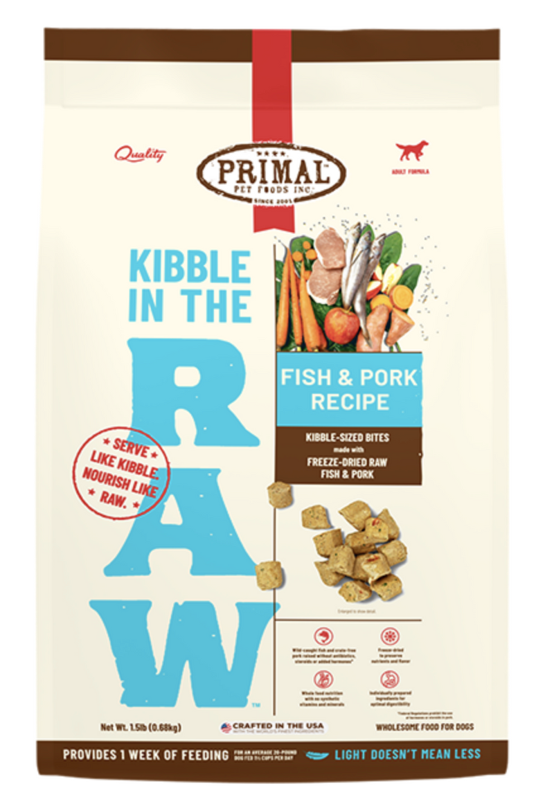 Load image into Gallery viewer, Primal Dog Kibble in the Raw Fish &amp; Pork
