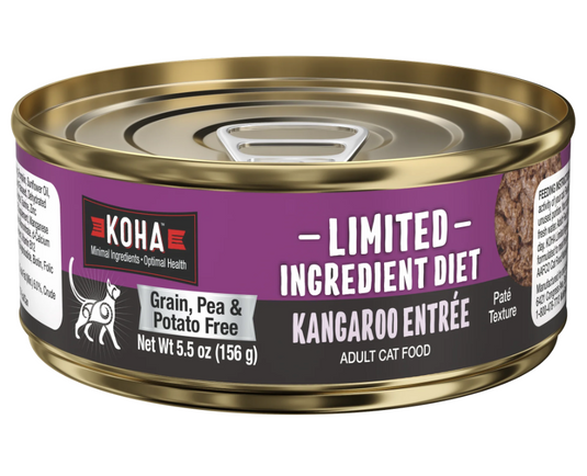 KOHA Limited Ingredient Diet Kangaroo Pate Entrée for Cats 156g