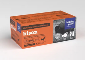 Healthy Paws Complete Dinner Bison 12 x 100g