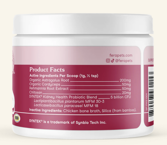 Fera Pet Organics Kidney Support for Dogs