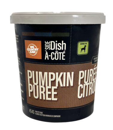 Big Country Raw Frozen Organic Pumpkin Puree 1 lb