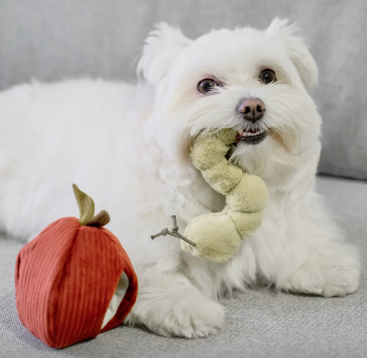 Load image into Gallery viewer, Lambwolf Apple Snuffle Toy
