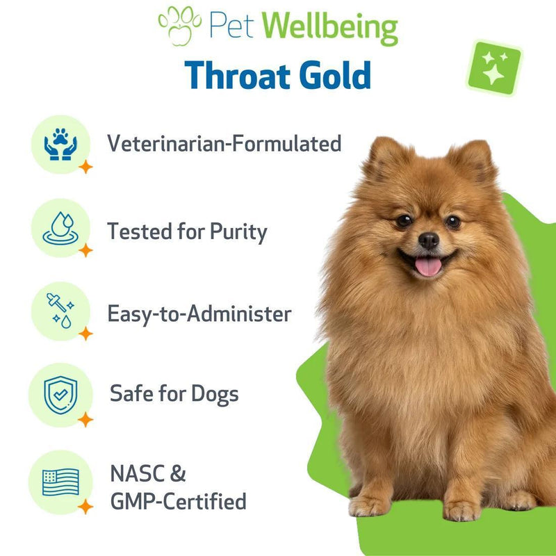 Load image into Gallery viewer, Pet Wellbeing Throat Gold - Discover Dogs
