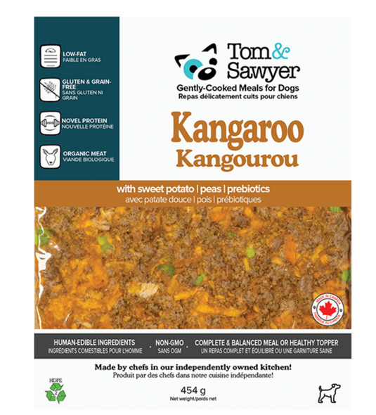 Tom & Sawyer Dog Gently Cooked Kangaroo 454g