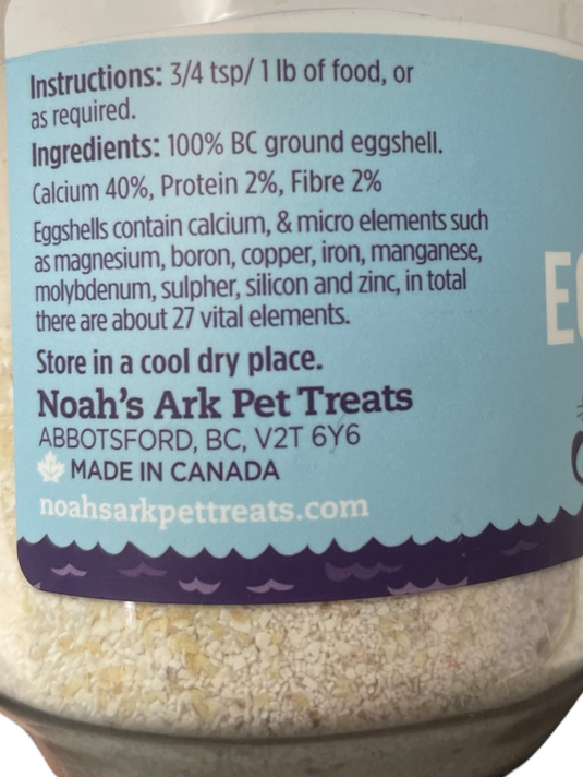 Noah's Ark Eggshell Calcium 454g