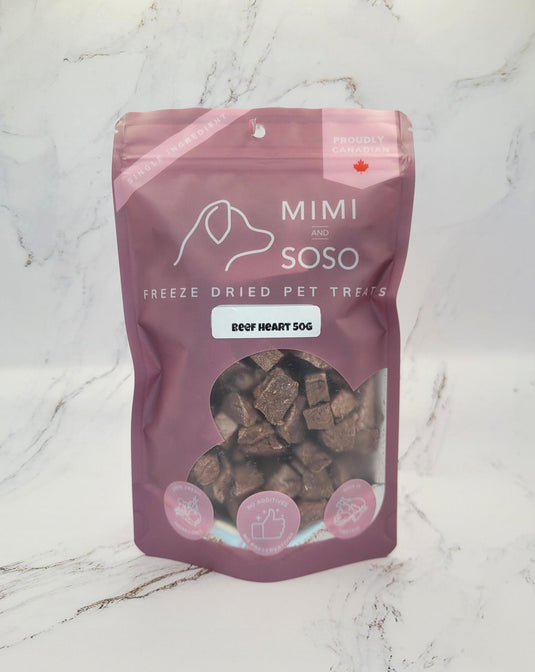 MIMI & SOSO Freeze Dried Beef Heart 50g