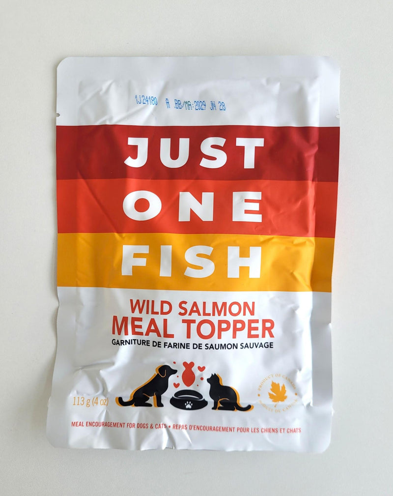 Load image into Gallery viewer, Just One Fish Wild Salmon Topper 113g
