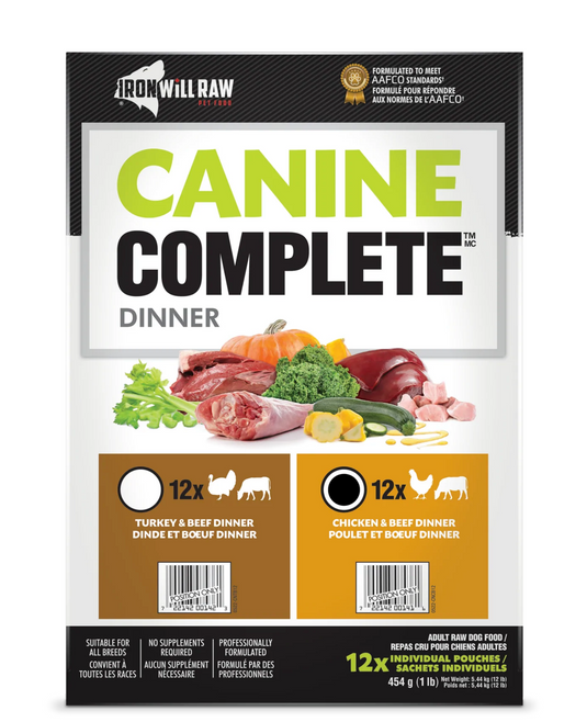 Iron Will Raw Canine Complete Chicken & Beef Dinner