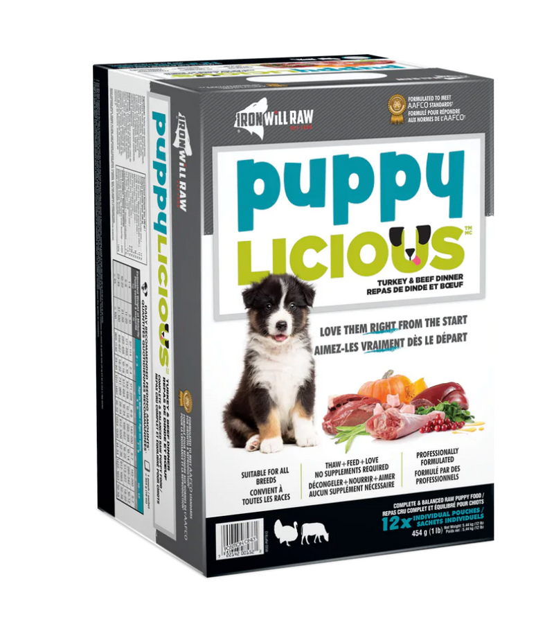 Load image into Gallery viewer, Iron Will Raw Puppy-Licious Variety Box 12 lb
