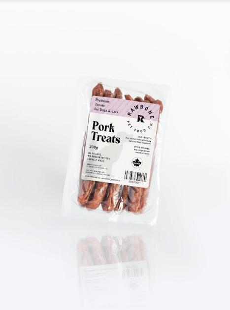 Load image into Gallery viewer, Rawbone Pet Food Co Pork Sausages 200g
