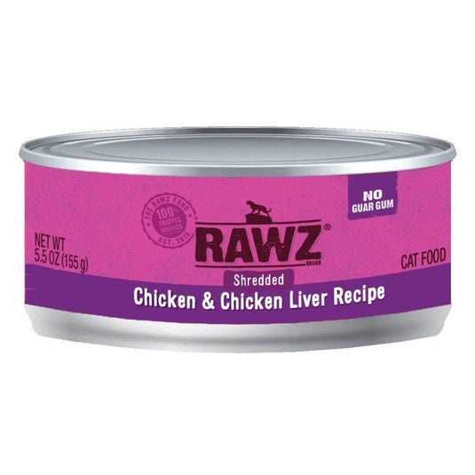 Rawz Can Shredded Chick & Chick Liver 155g - Discover Dogs