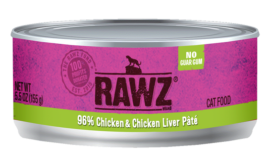 RAWZ Can Cat Chicken & Liver Pate - Discover Dogs