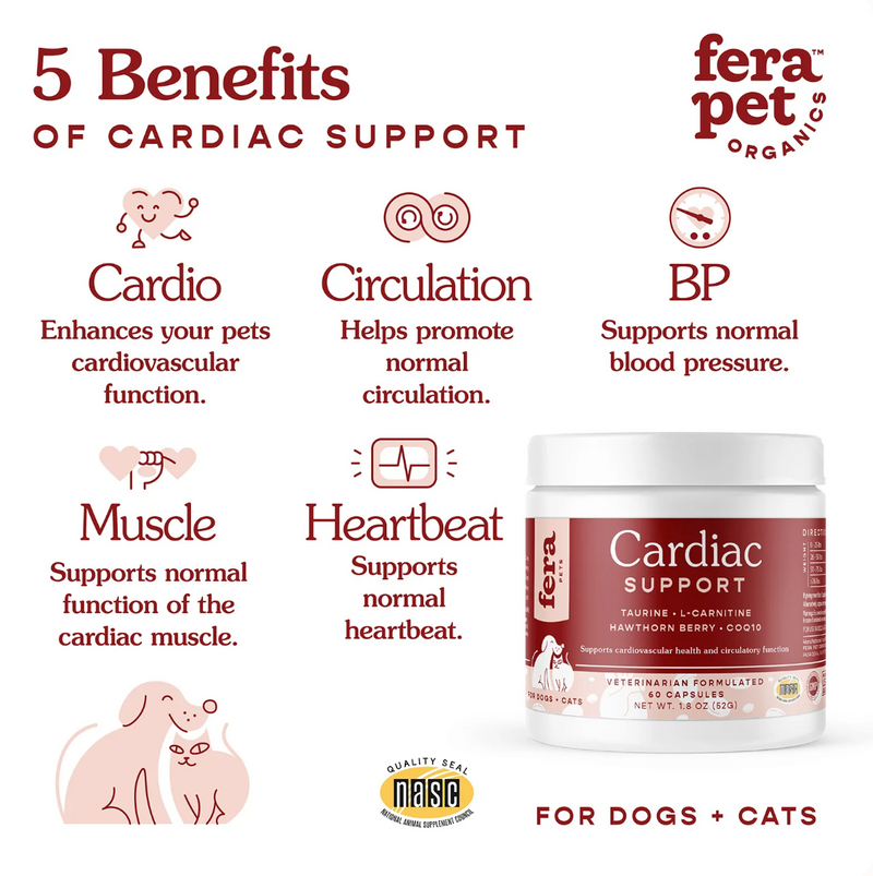 Load image into Gallery viewer, Fera Pet Organics Cardiac Support for Dogs &amp; Cats
