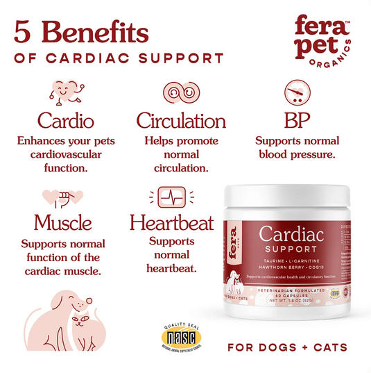 Fera Pet Organics Cardiac Support for Dogs & Cats