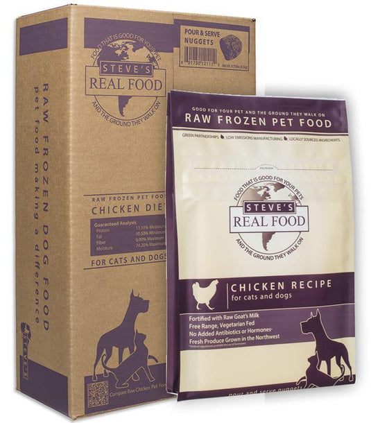 Steve's Real Raw Chicken Bag (5lb) - Discover Dogs