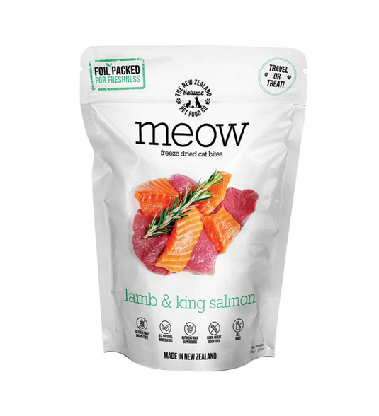 NZ Natural Meow Freeze-Dried Lamb and Salmon