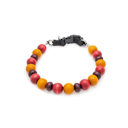 Furry Beads Collar 38 - Sunset