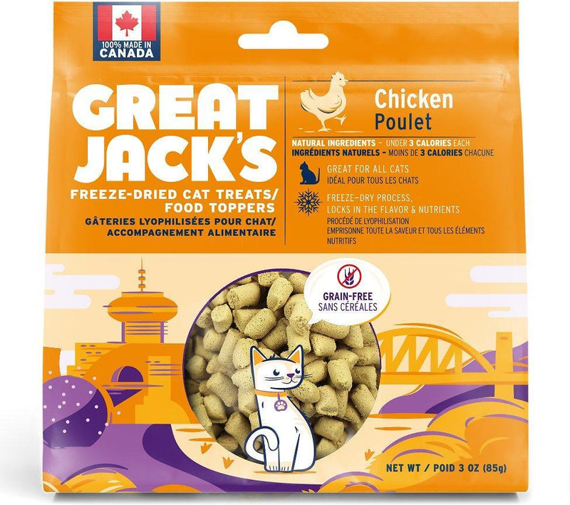 Load image into Gallery viewer, Great Jack&#39;s Freeze Dried Chicken Cat Treats
