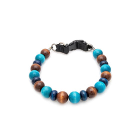 Furry Beads Collar 80 - Seaside