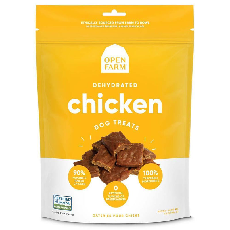 Load image into Gallery viewer, Open Farm Dehydrated Chicken Treats 4.5oz
