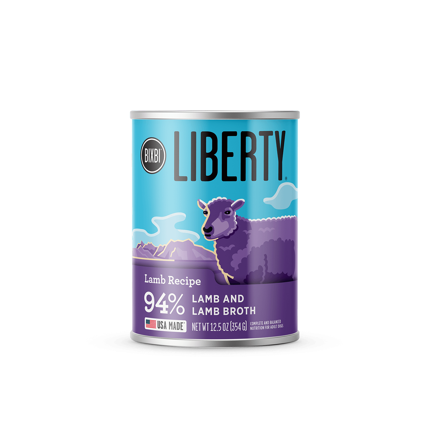 Bixbi Liberty Lamb Cans 12.5oz Discover Dogs