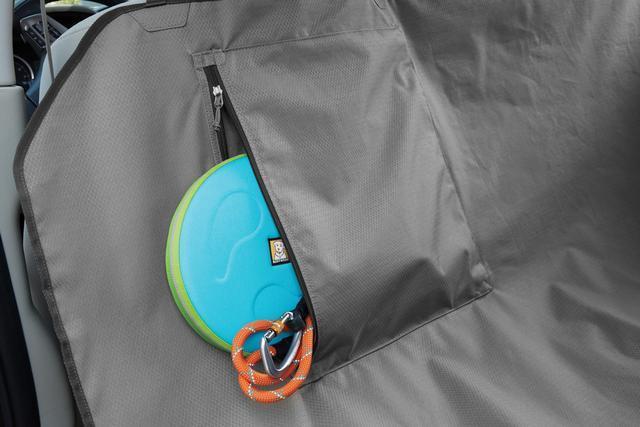 Load image into Gallery viewer, Ruffwear dirtbag seat cover pocket showing products
