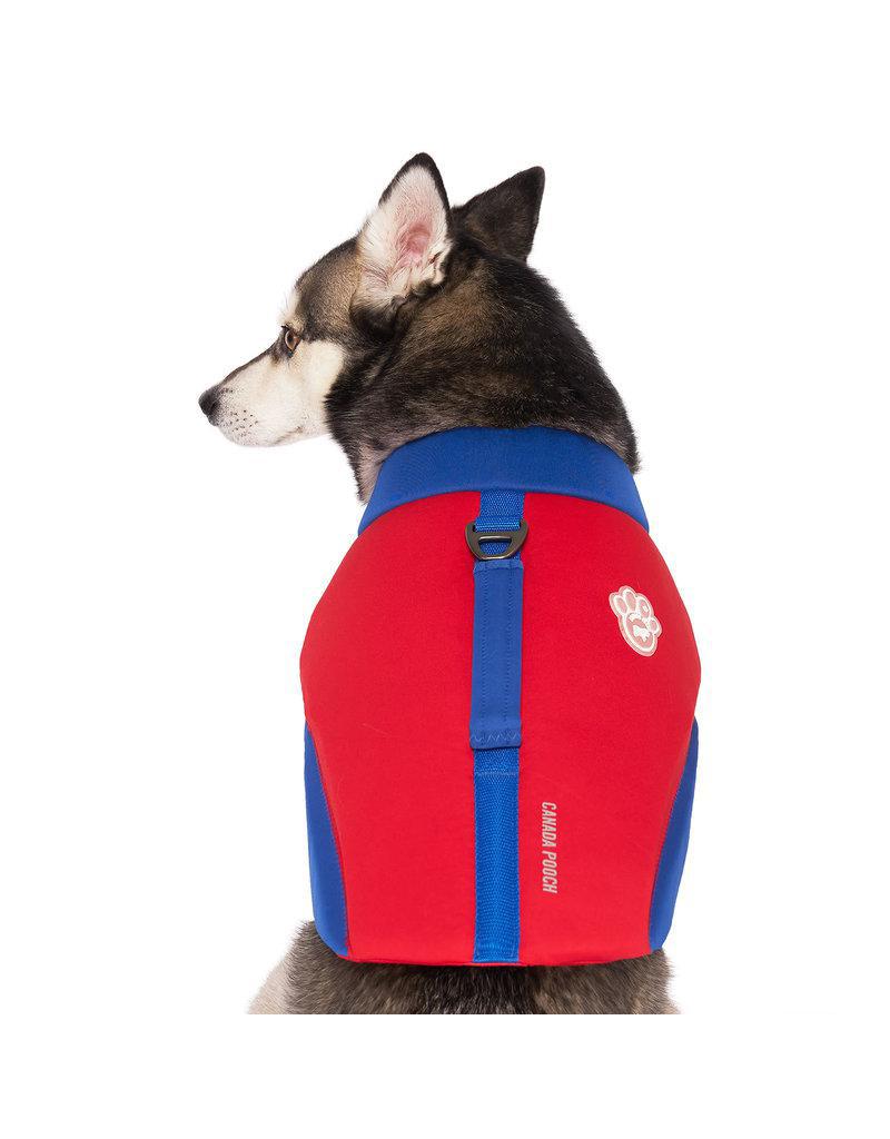 Load image into Gallery viewer, Canada Pooch High Tide Life Jacket Red/Blue
