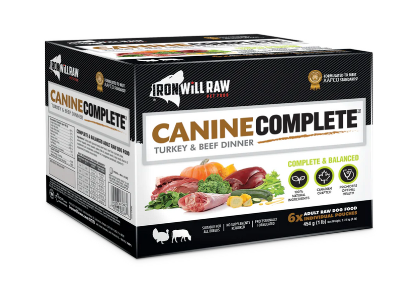 Load image into Gallery viewer, Iron Will Raw Canine Complete Turkey &amp; Beef Dinner
