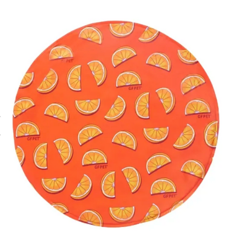 GF Pet Ice Mat Cooling Pad Oranges