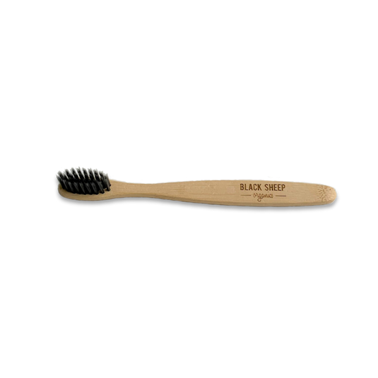 Black Sheep Bamboo Toothbrush w/ Charcoal Bristles