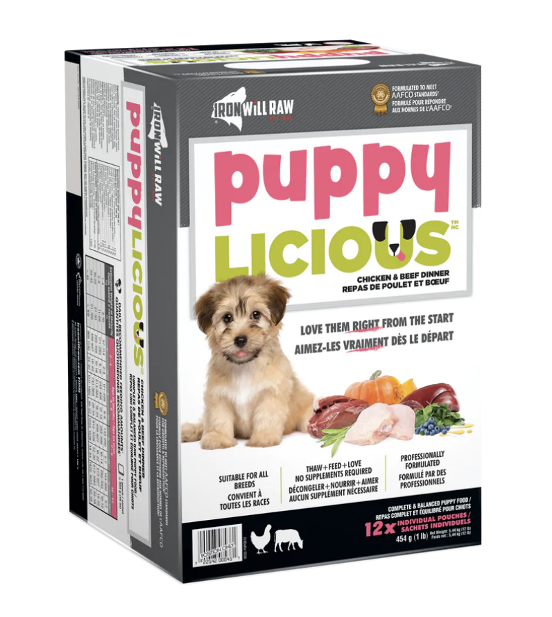 Load image into Gallery viewer, Iron Will Raw Puppy-Licious Variety Box 12 lb
