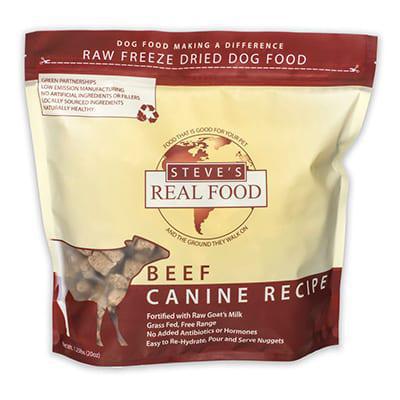 Steve's Real Freeze-Dried Beef 20oz - Discover Dogs