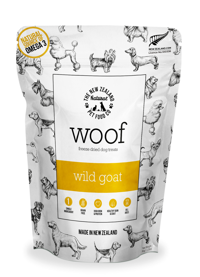 Load image into Gallery viewer, NZ Natural Woof Freeze-dried Wild Goat Bites
