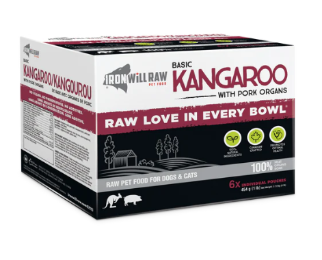 Iron Will Raw Basic Kangaroo 6lb