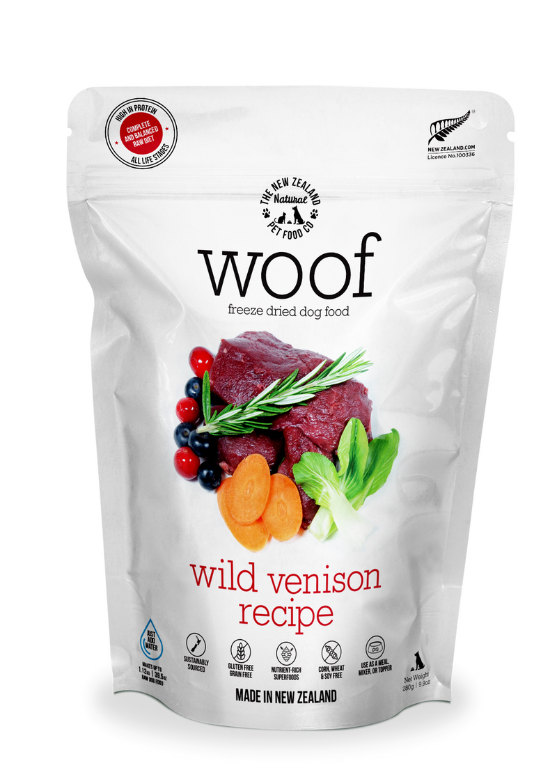 Load image into Gallery viewer, NZ Natural Woof Freeze-dried Wild Venison
