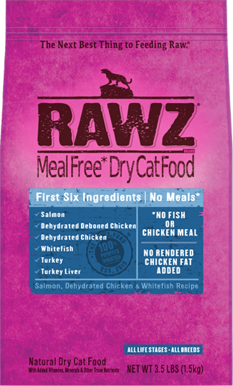 Load image into Gallery viewer, RAWZ Cat Dry Salmon Chicken - Discover Dogs
