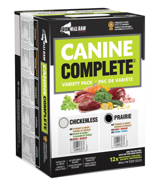 Iron Will Raw Canine Complete Prairie Variety