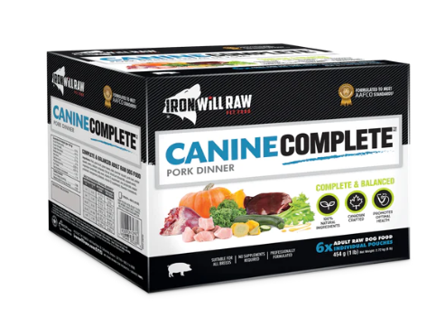 Iron Will Raw Canine Complete Pork Dinner