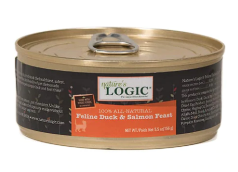 Nature's Logic Feline Duck & Salmon Feast Canned 5.5oz