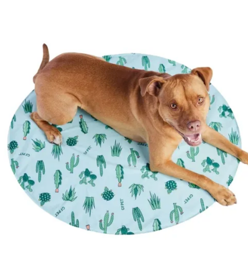 Load image into Gallery viewer, GF Pet Ice Mat Cooling Pad Cactus
