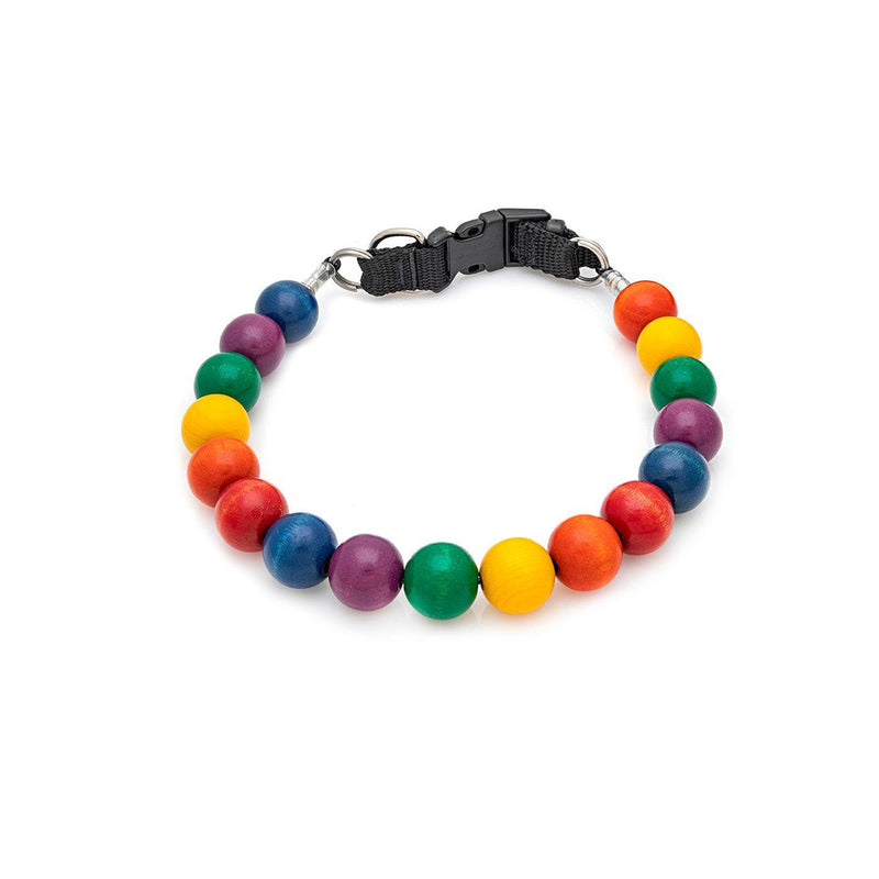 Load image into Gallery viewer, Furry Beads Collar 24 - Rainbow

