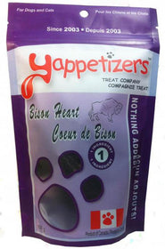 Yappetizers Bison Heart 100g - Discover Dogs Online
