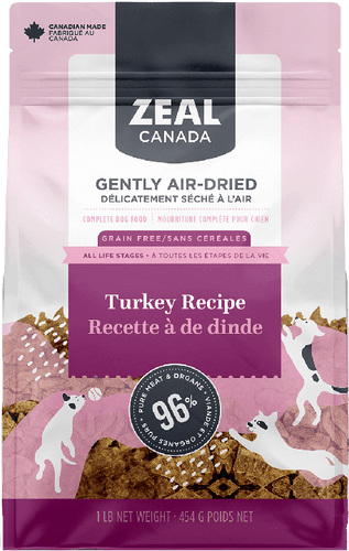 Zeal Air Dried Turkey Recipe - Discover Dogs Online