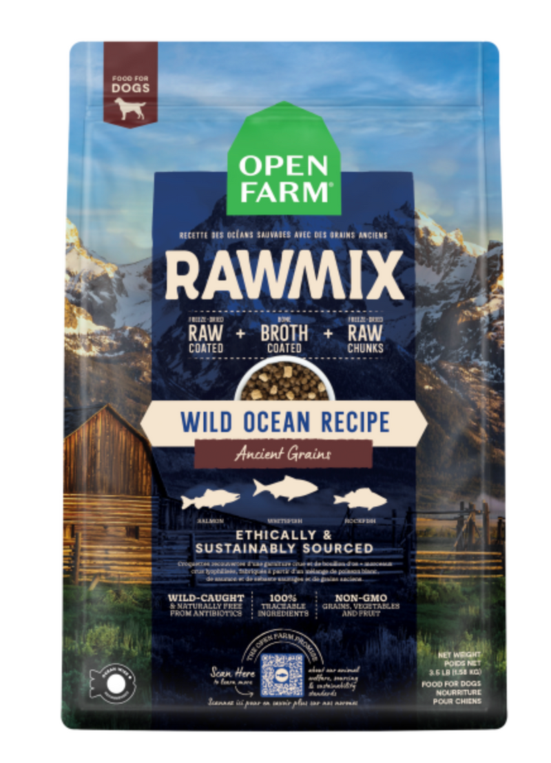 Load image into Gallery viewer, Open Farm Dog RawMix Ancient Grain Wild Ocean
