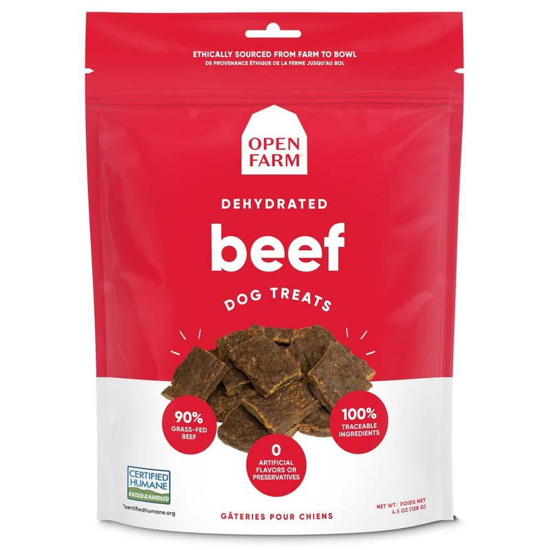 Load image into Gallery viewer, Open Farm Dehydrated Beef Treats 4.5oz
