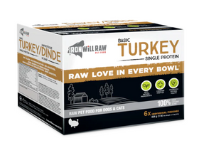 Iron Will Raw Basic Turkey 6lb